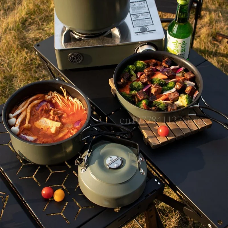 Camping Cooking Set Large - Set di pentole da esterno da