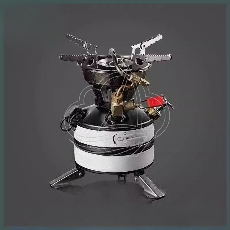 Camping Cooking Burner - Kit Fornello da Campeggio Portatile Tutto-in-Uno,