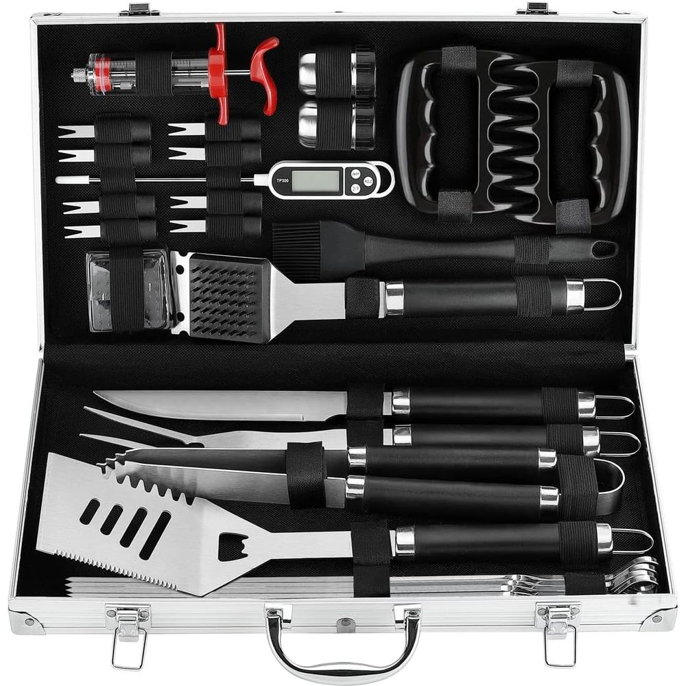 Meat Thermometer Camp - Set di 26 Accessori per Barbecue