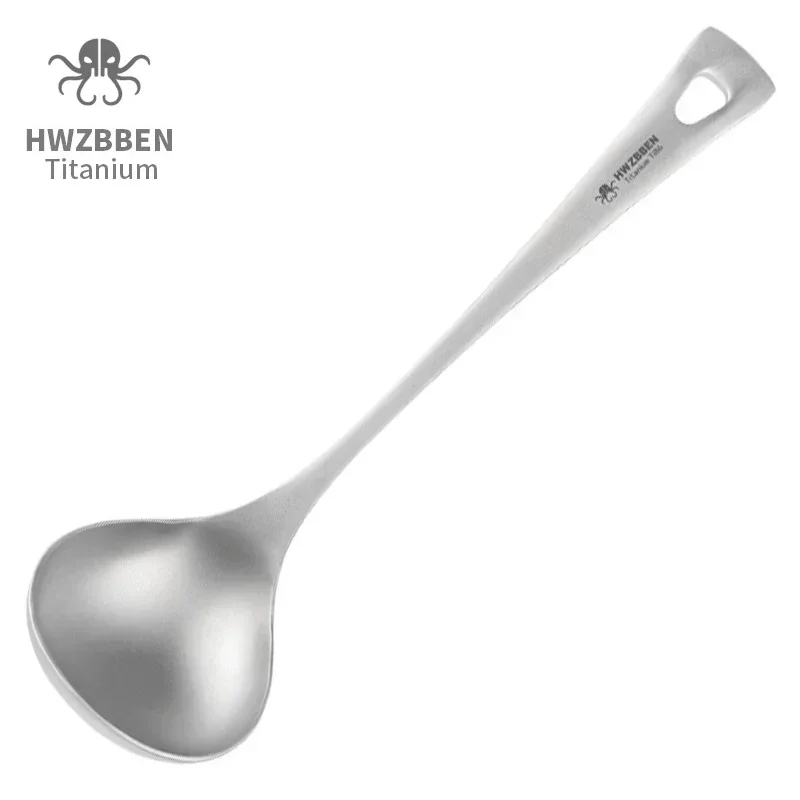 Camping Cooking Ware - HWZBBEN cucchiai da minestra in titanio