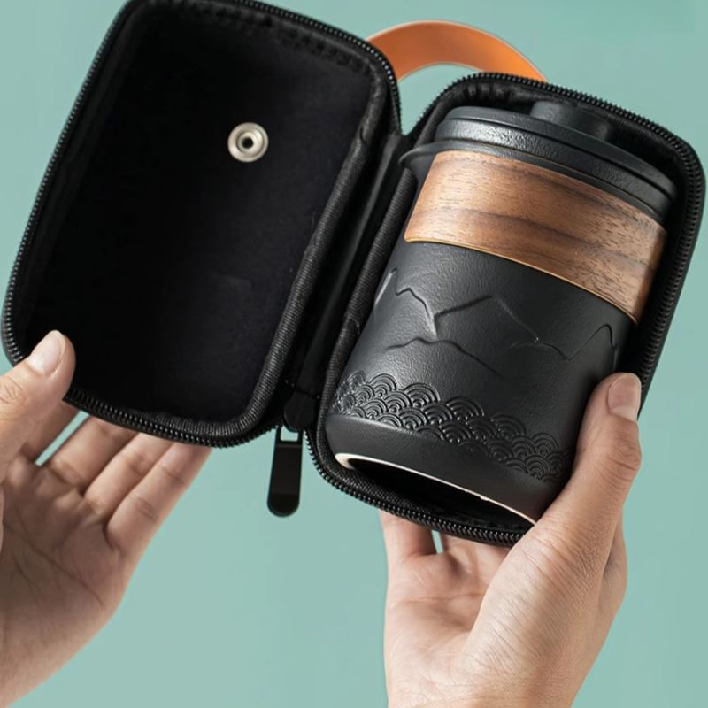 Camping Cooking Pan Set - Set da tè da viaggio portatile