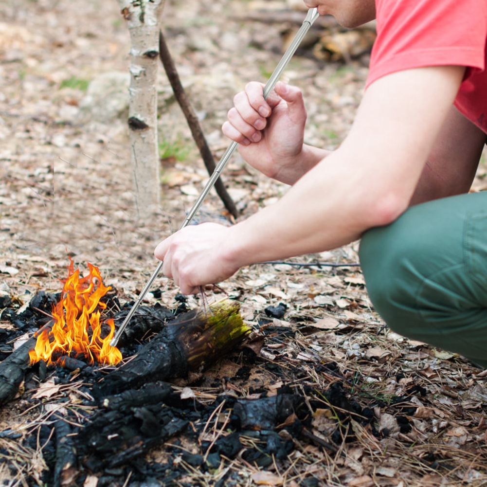 Campfire Cooking - Tubo Soffiante per Cucina all'Aperto, Portatile
