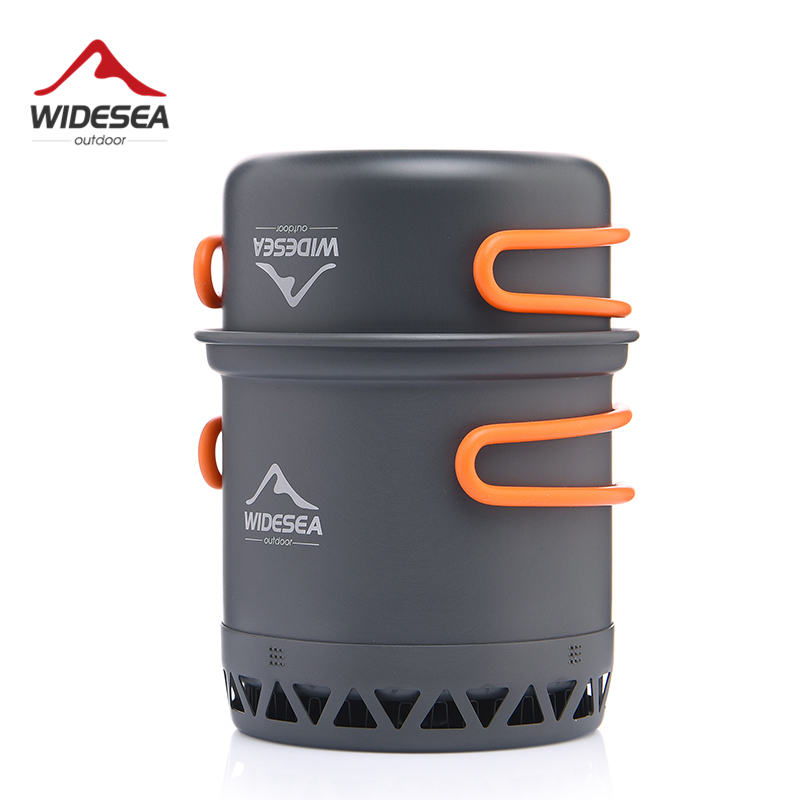 Camping Cooking And Dining Set - Widesea Pentola da campeggio 1.3L 2.3L