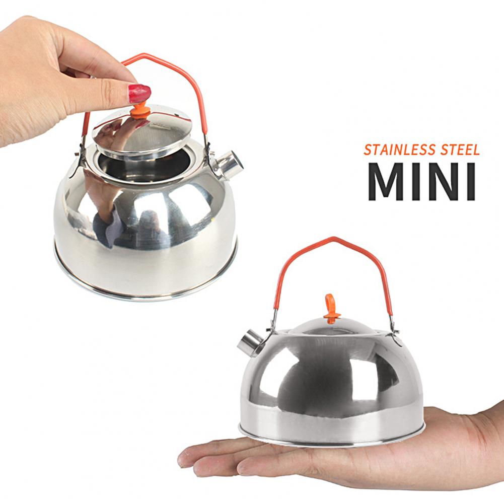 Camping Cooking Ware - 600ml Mini bollitore da campeggio 304