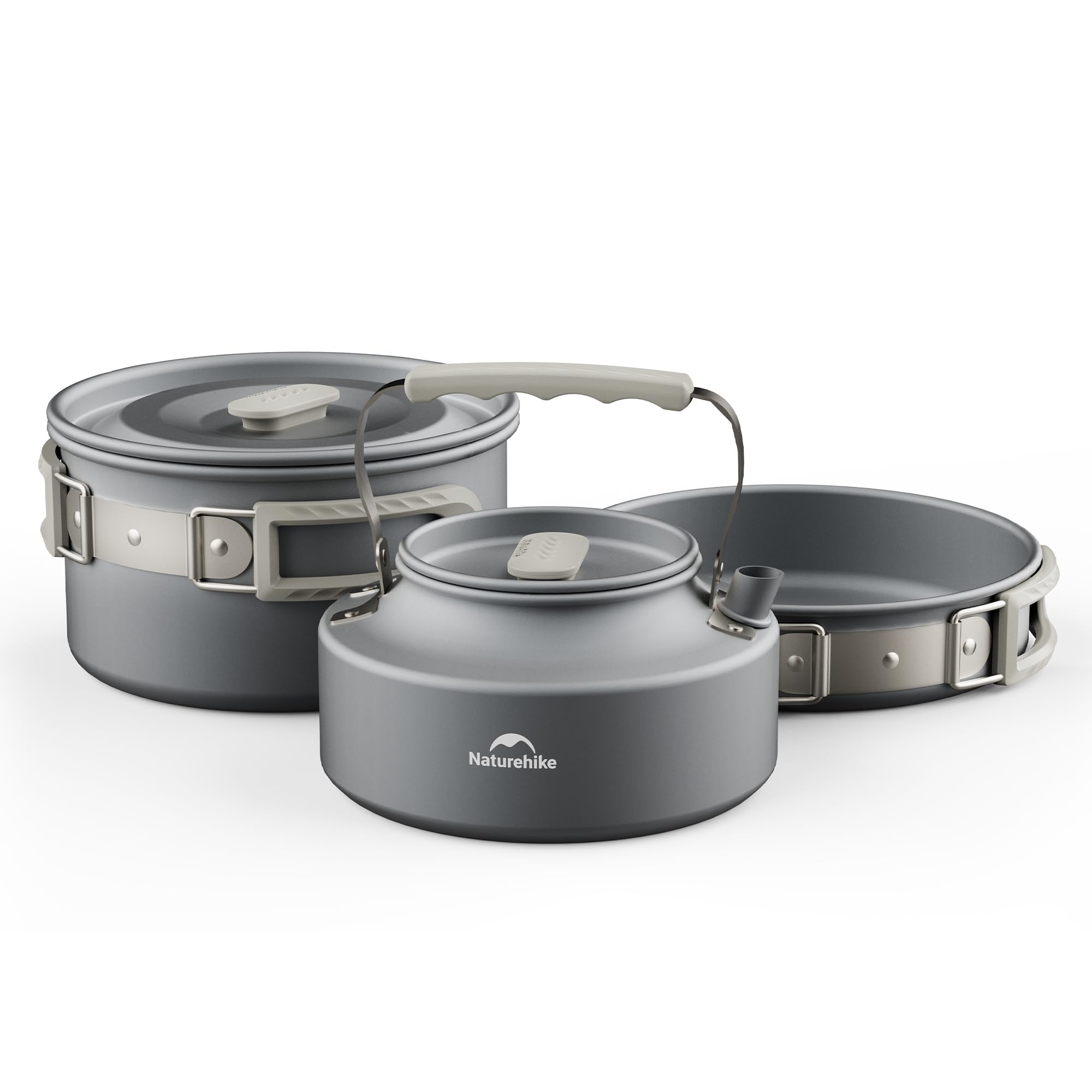 Camping Cooking Set Large - Pentola da campeggio Naturehike con coperchio,