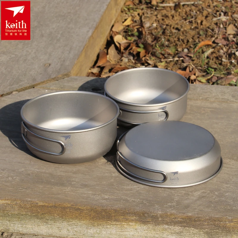 Camping Cooking Pan Set - Set di ciotole per pentole in