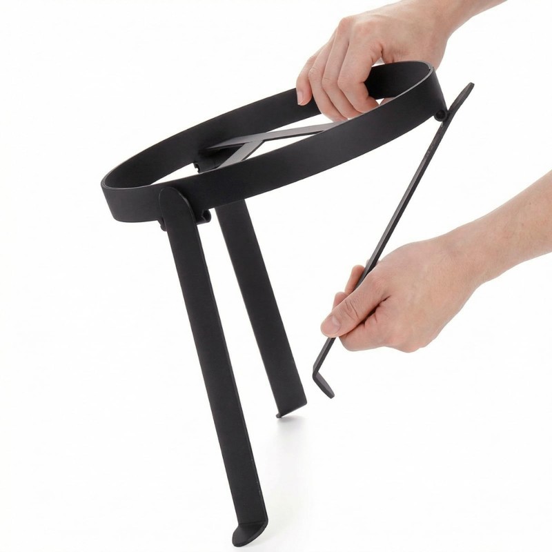 Camping Cooking Open Fire - Supporto Treppiede Pieghevole L71A per Campeggio