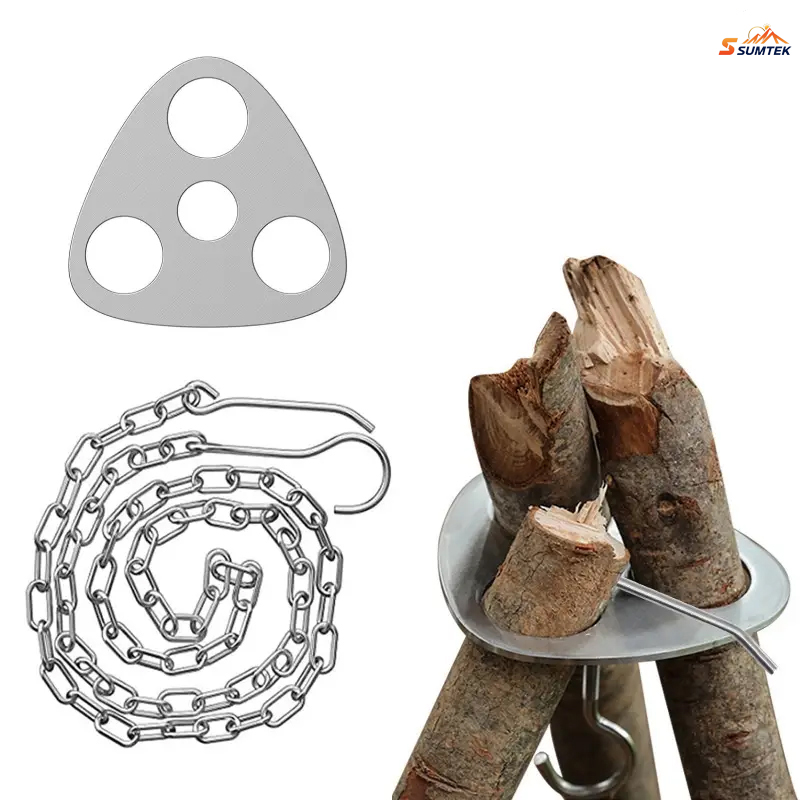 Campfire Cooking - Catena regolabile per treppiede da campeggio