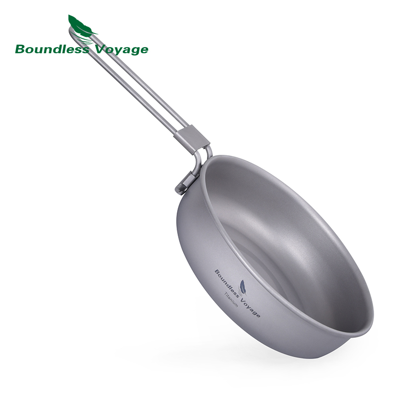 Camping Cooking Ware - Boundless Voyage Padella ultraleggera in titanio