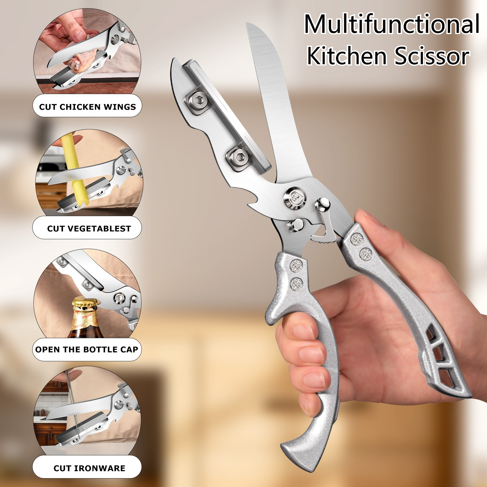Camping Cooking Knife Set - Forbici da cucina multifunzionali, set di