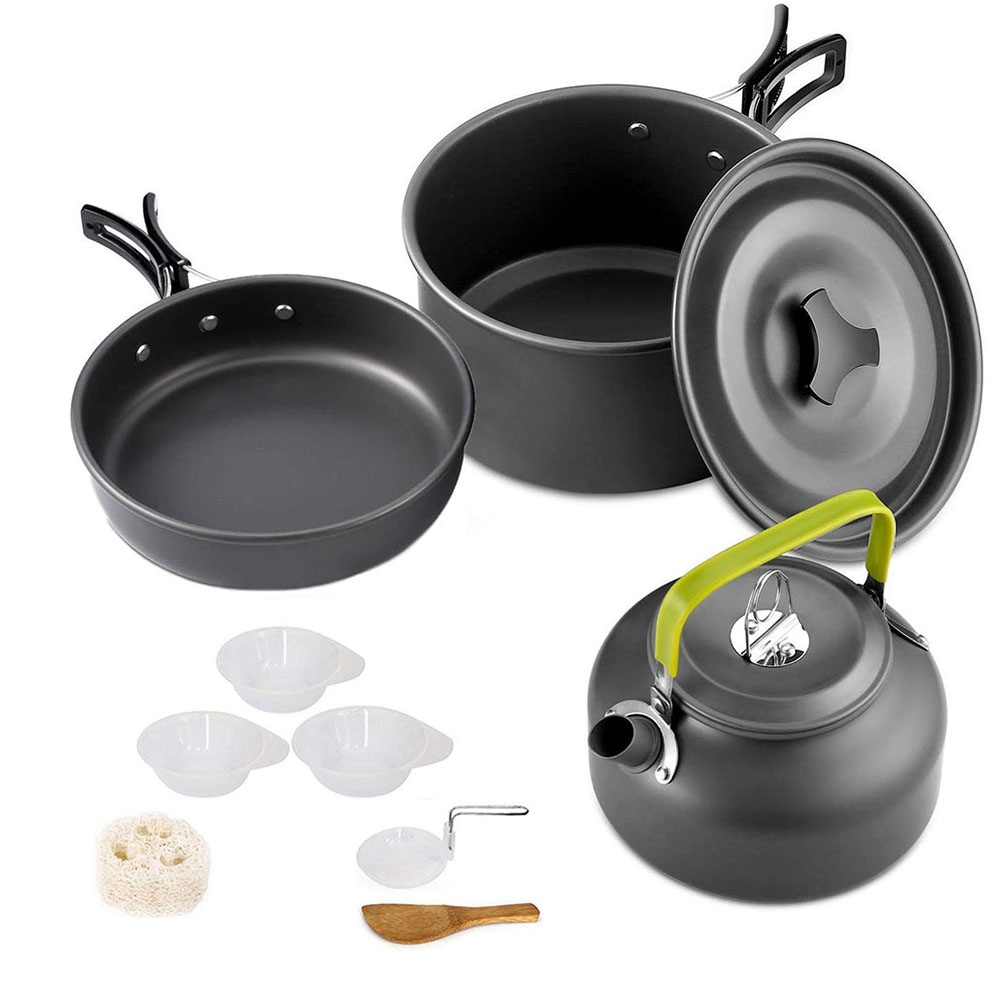 Camping Cooking Set Large - Set di pentole da campeggio in