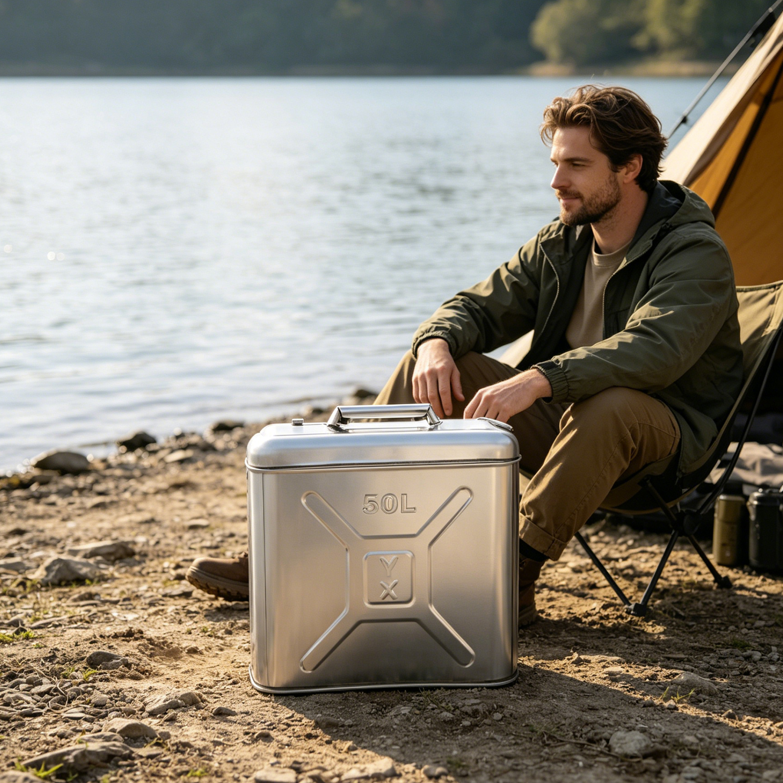 Camping Cooking Oil Container - Contenitore per olio da cucina in