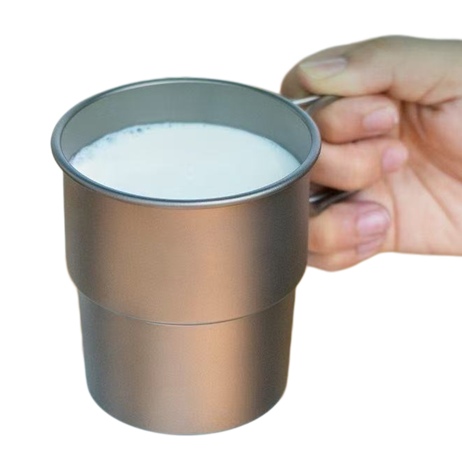 Camping Cooking Open Fire - Tazza da campeggio per esterni, leggera,