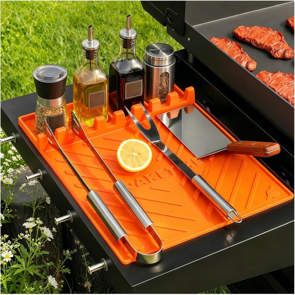 Camping Cooking Grill - Tappetini in Silicone per Griglia o