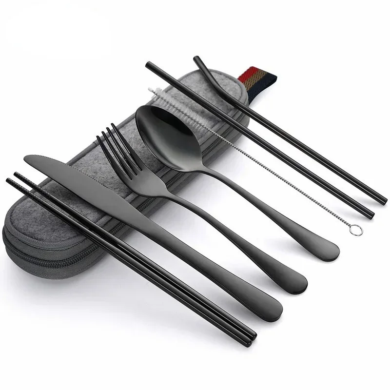 Camping Cooking Knife Set - 8 pz/set stoviglie Set di posate