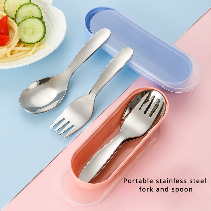 Camping Cooking Knife Set - Set di 2 Pezzi Posate Portatili