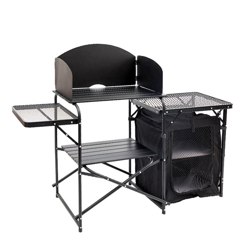 Camping Cooking Table With Storage - Tavolo Pieghevole da Campeggio, Tavolo da