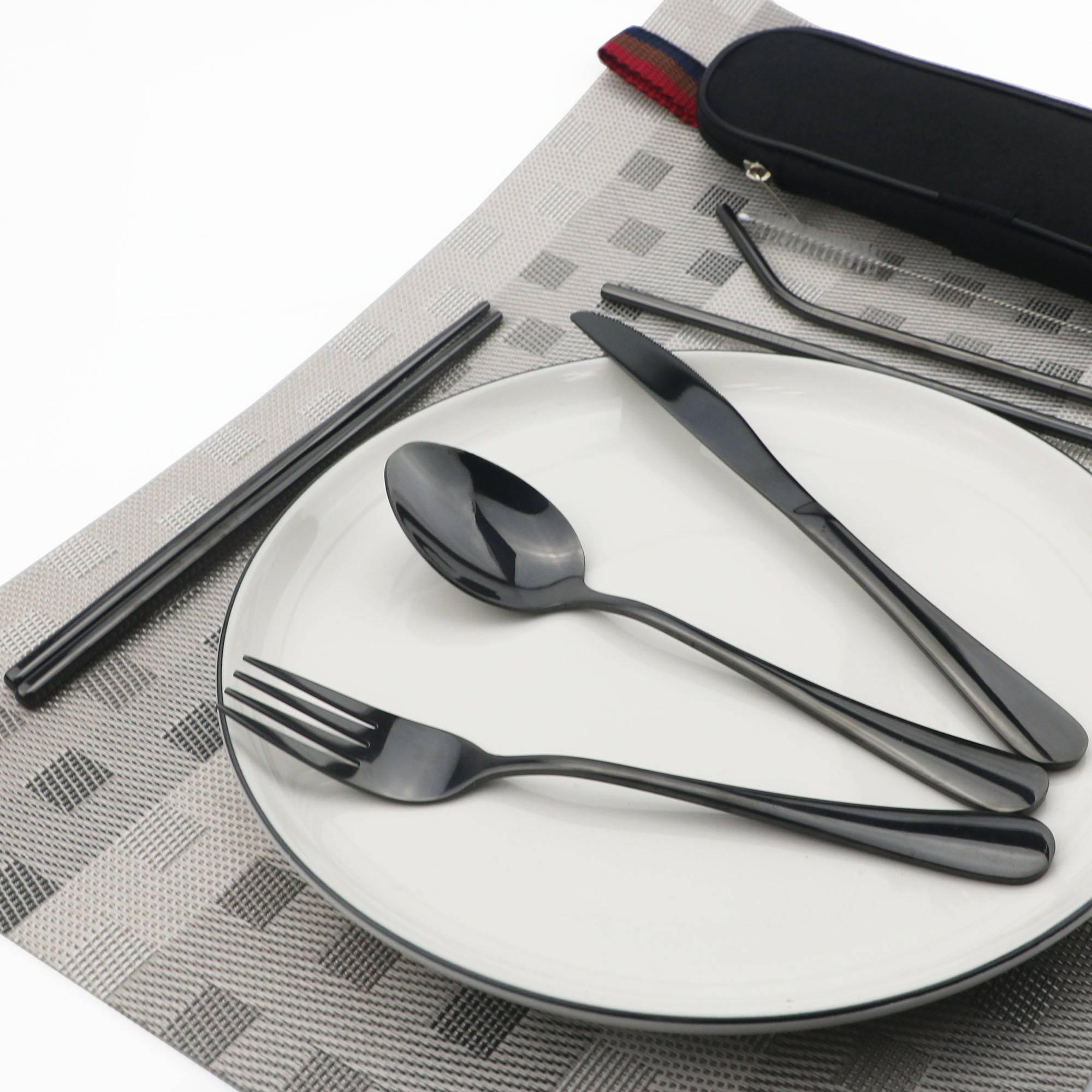 JANKNG stoviglie posate da via - Camping Cooking Knife Set recensione e prezzo