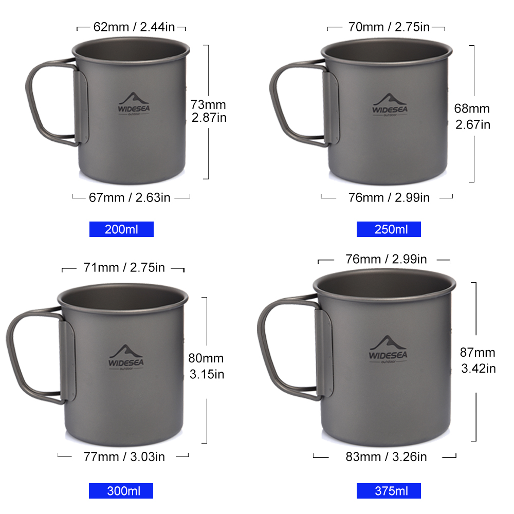 Tazza da Campeggio Widesea in  - Camping Cooking And Dining Set recensione e prezzo