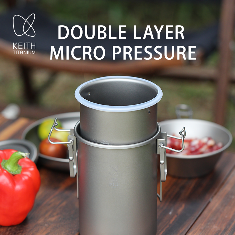 KEITH Pentola per riso in tita - Camping Cooking Ware recensione e prezzo