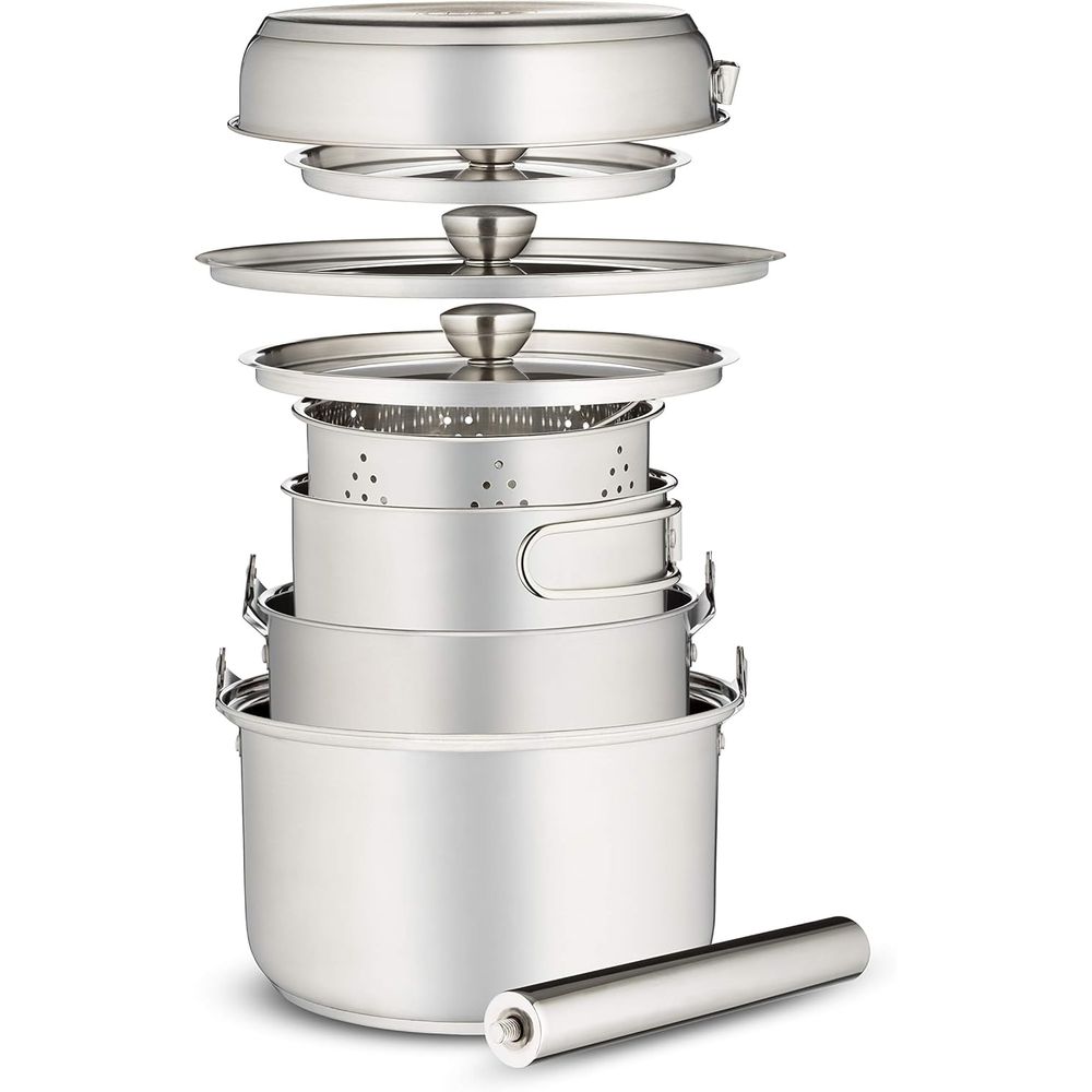 Set di Pentole da Campeggio in - Camping Cooking Open Fire recensione e prezzo