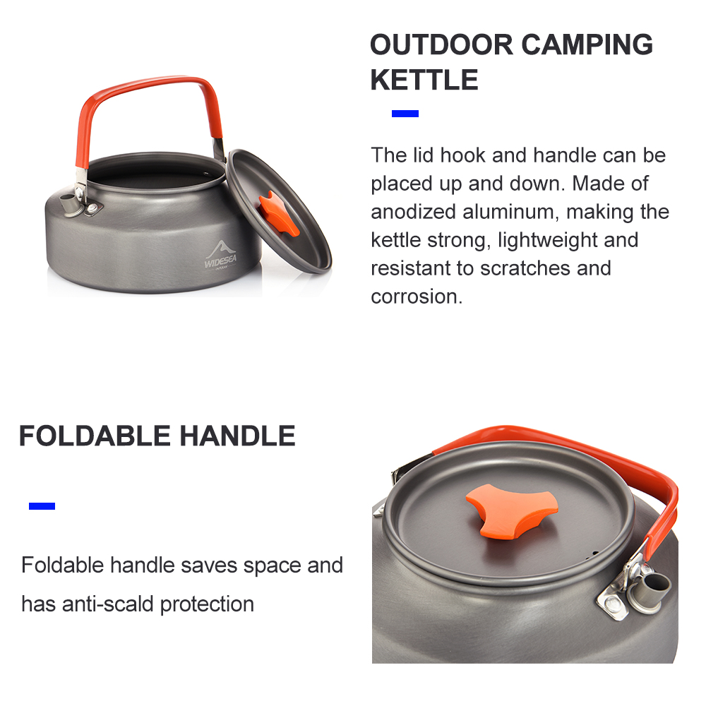 Widesea 1.1L 2 l1.5l bollitore - Campfire Cooking recensione e prezzo