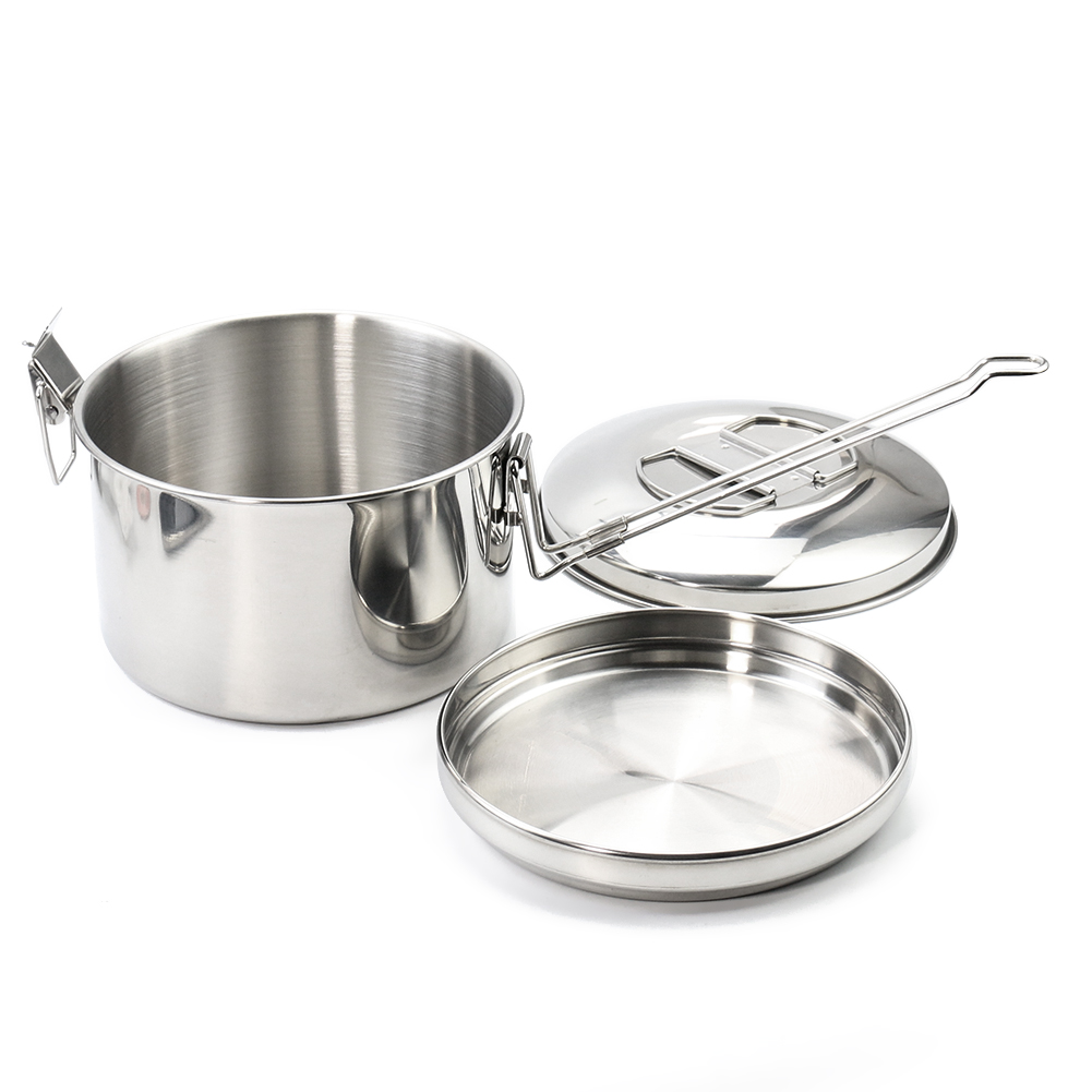 Pentola da campeggio in acciai - Camping Hanging Cooking Pot recensione e prezzo