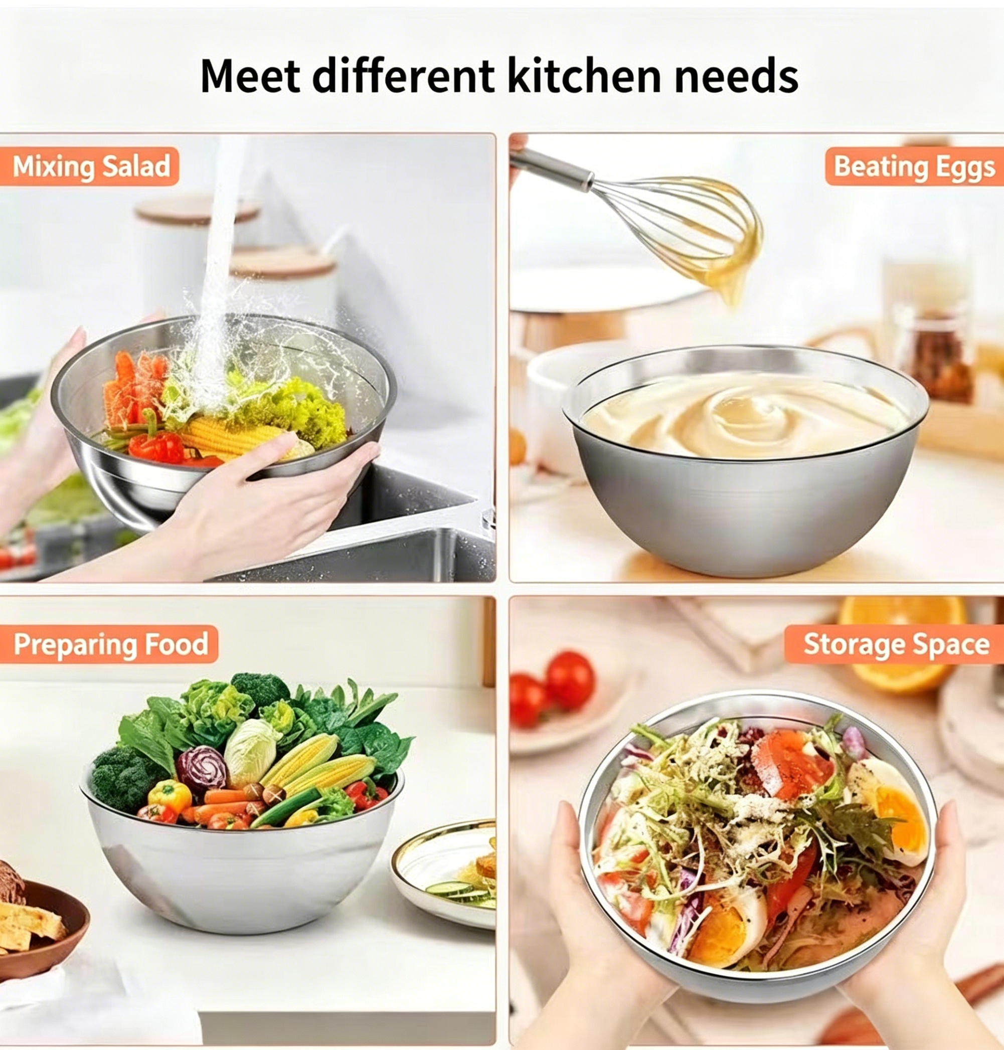 Set di Ciotole per Mescolare i - Camping Cooking Pan Set recensione e prezzo