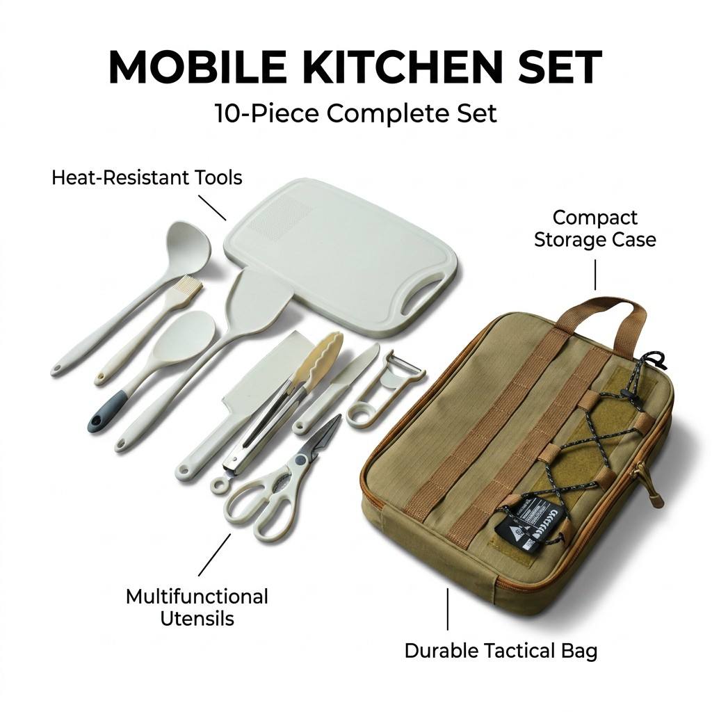 Set di utensili da cucina port - Camping Cooking And Dining Set recensione e prezzo