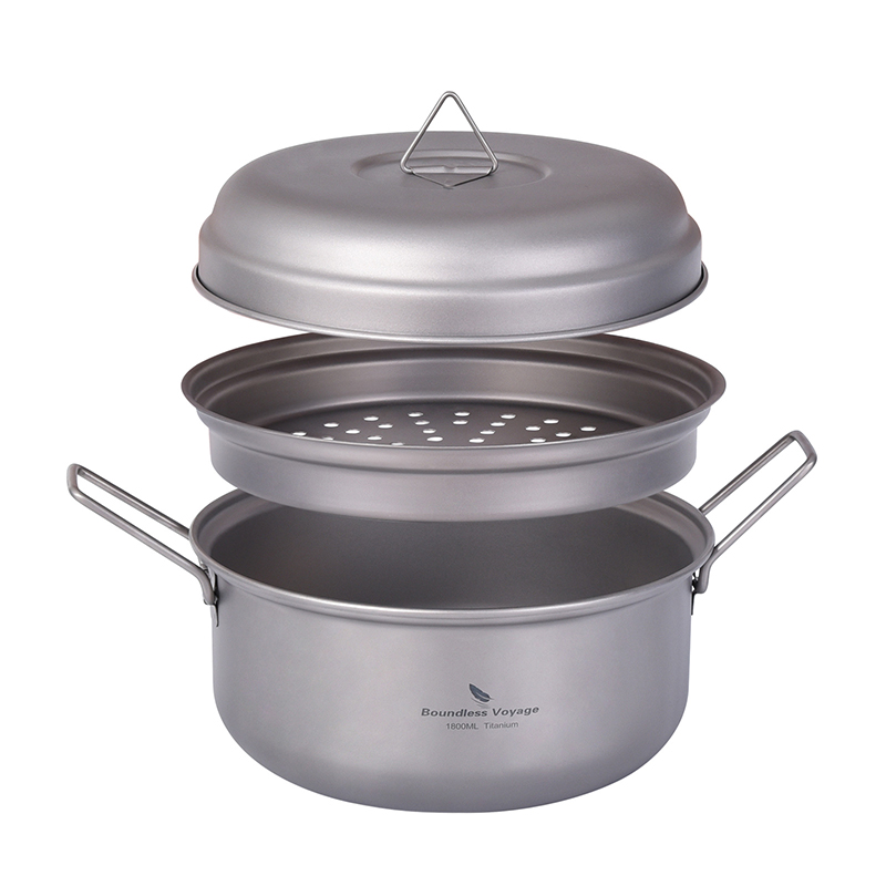 Pentola a Vapore in Titanio Bo - Camping Hanging Cooking Pot recensione e prezzo