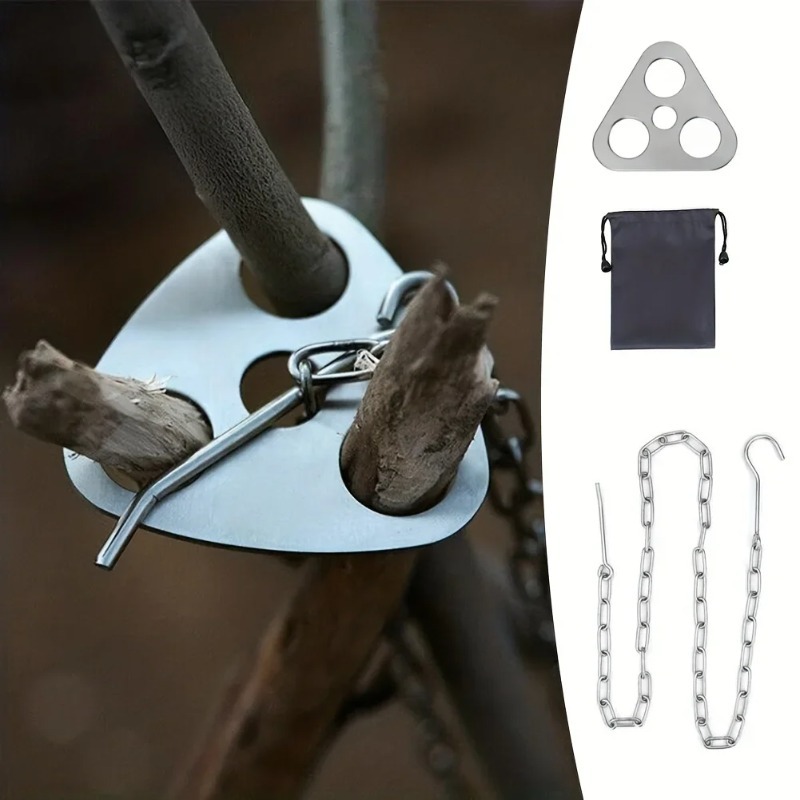 Supporto per Pentola da Campeg - Camping Hanging Cooking Pot recensione e prezzo