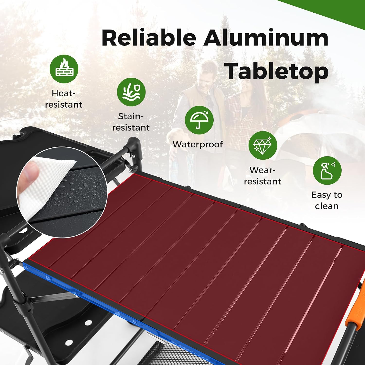 Tavolo da campeggio portatile  - Camping Cooking Table With Storage recensione e prezzo