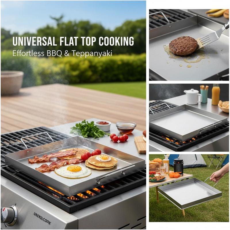 Piastra universale piatta 18x1 - Camping Cooking With Gas recensione e prezzo