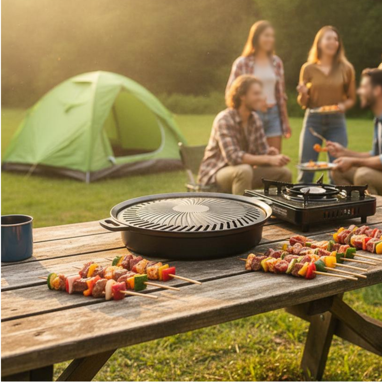 Piastra per Barbecue Coreano A - Camping Cooking Grill recensione e prezzo