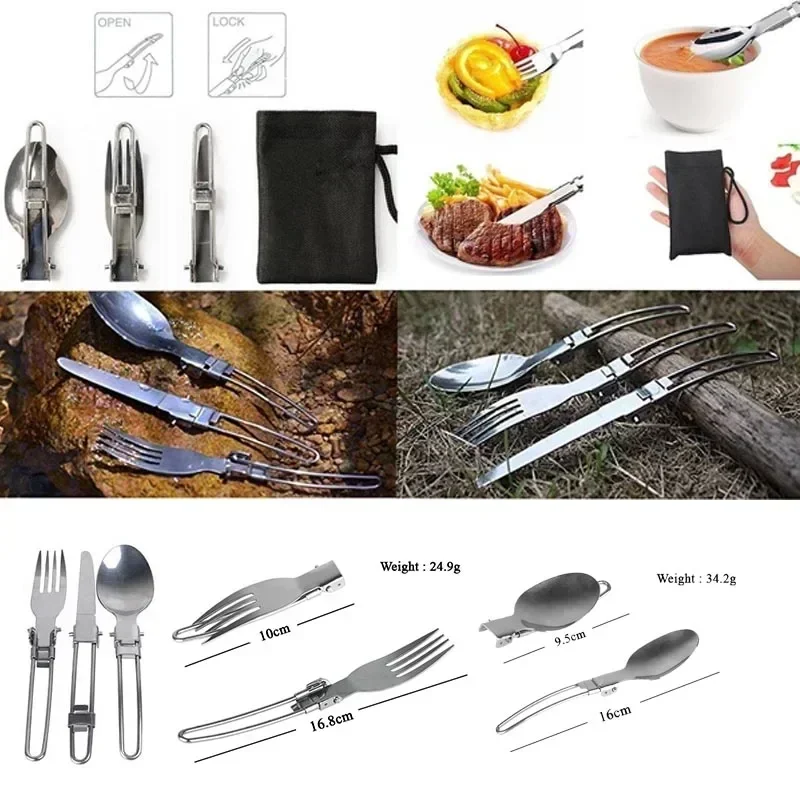 Nuovo vaso da campeggio portat - Camping Cooking Knife Set recensione e prezzo
