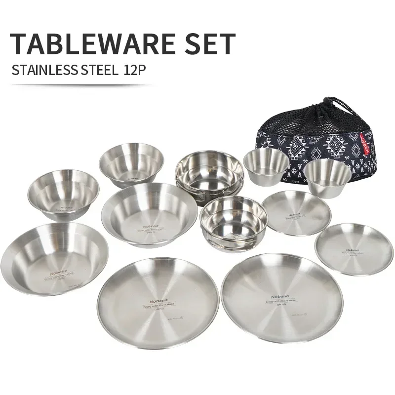 CLS&NOBANA 12PCS Set di stovig - Camping Cooking And Dining Set recensione e prezzo