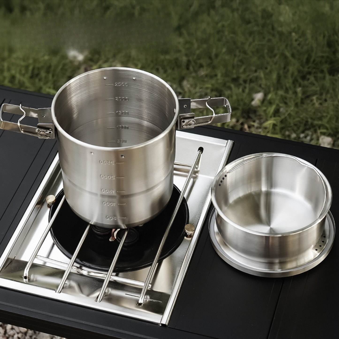 Pentole e padelle da esterno i - Camping Hanging Cooking Pot recensione e prezzo