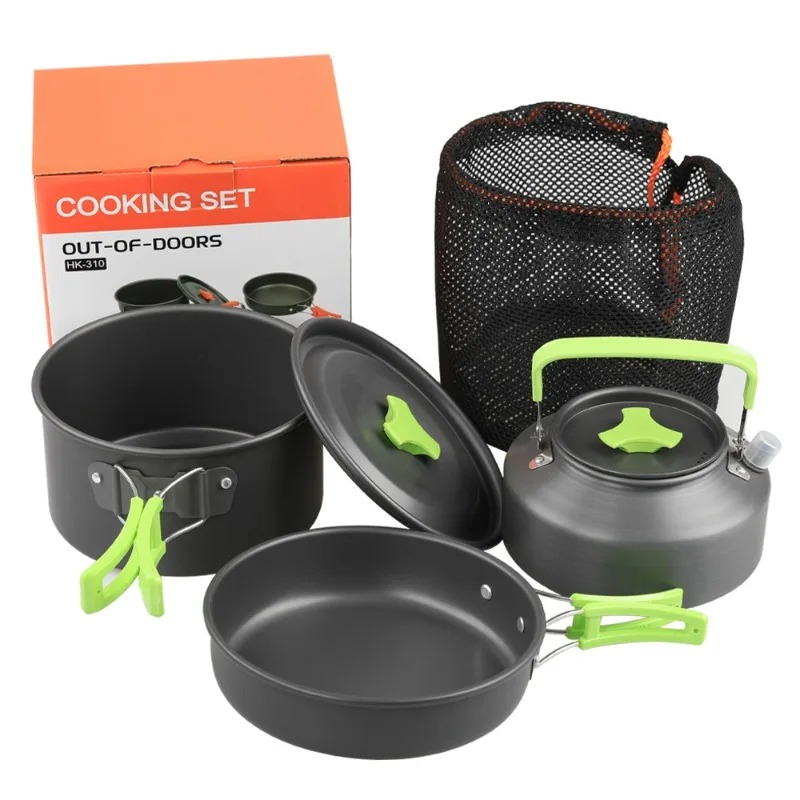Set da Cucina per Campeggio, S - Camping Cooking Set With Kettle recensione e prezzo