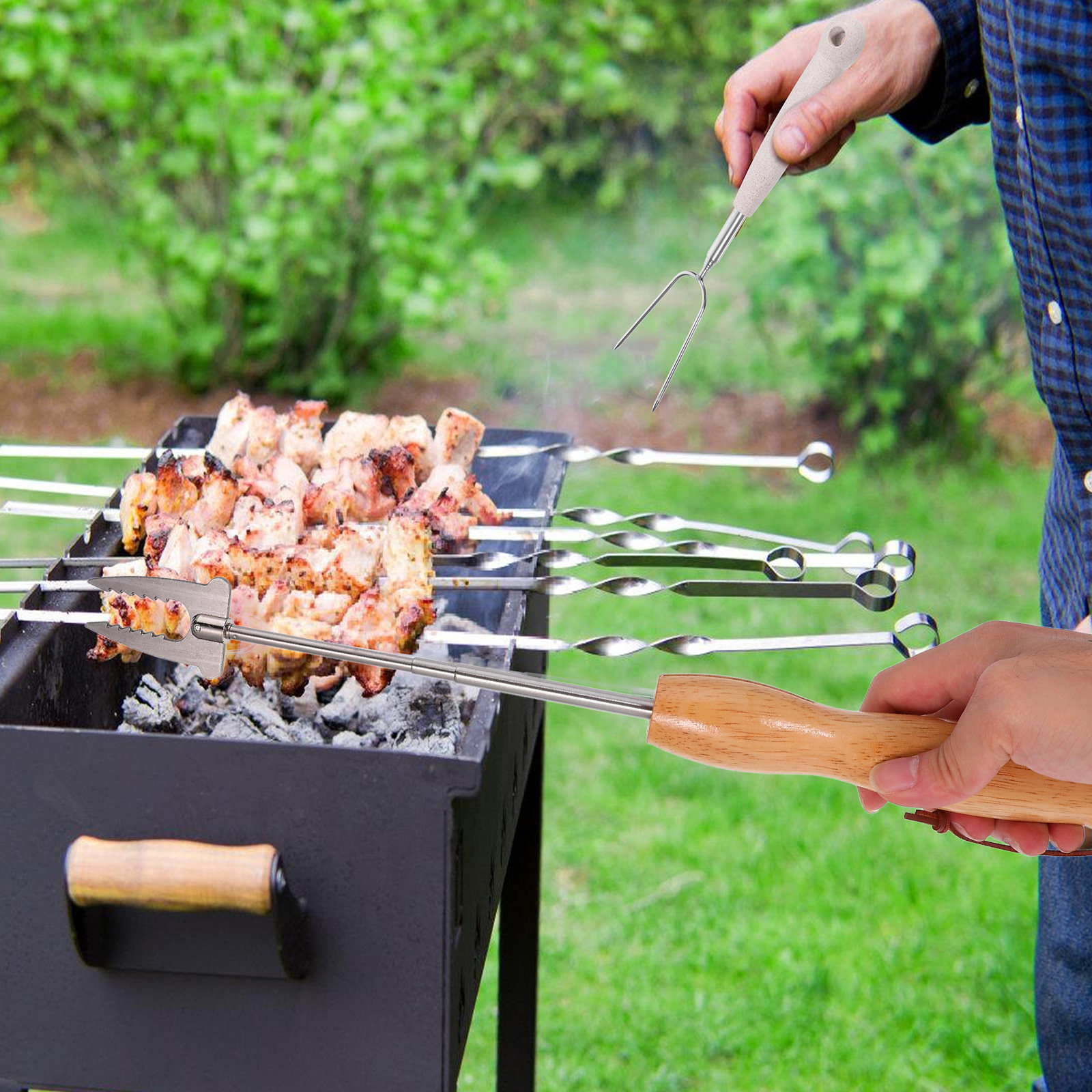 Forchette Telescopiche in Acci - Campfire Cooking recensione e prezzo