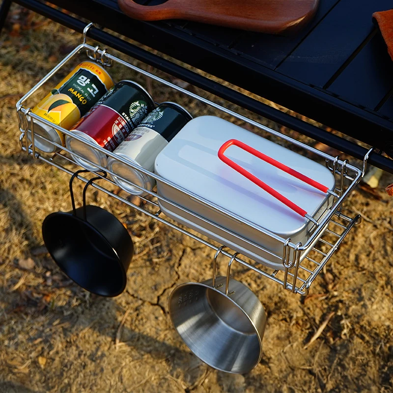 Cestello portaoggetti laterale - Camping Cooking Table With Storage recensione e prezzo