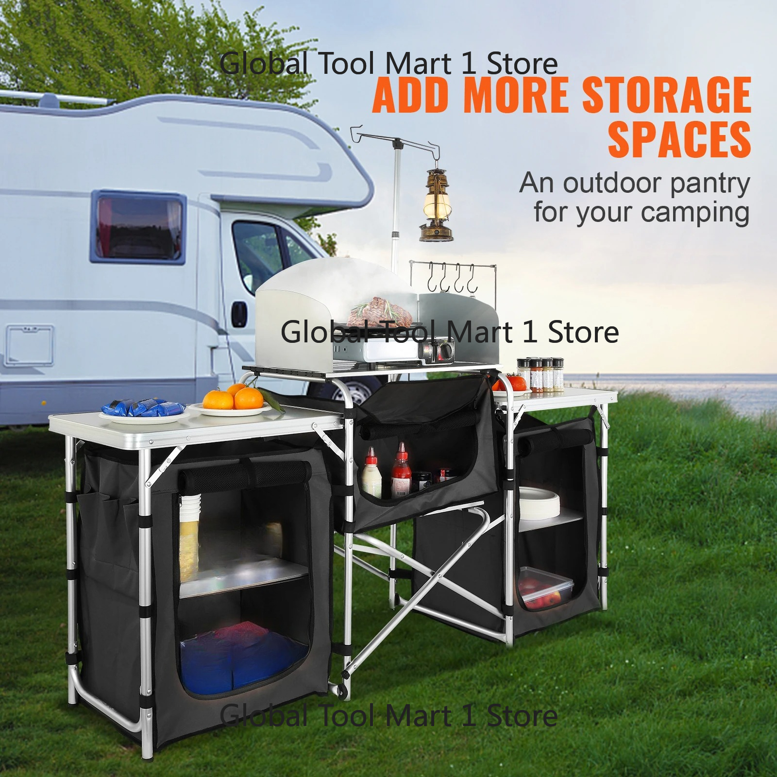 SucceB - Tavolo da Cucina Pieg - Camping Cooking Table With Storage recensione e prezzo
