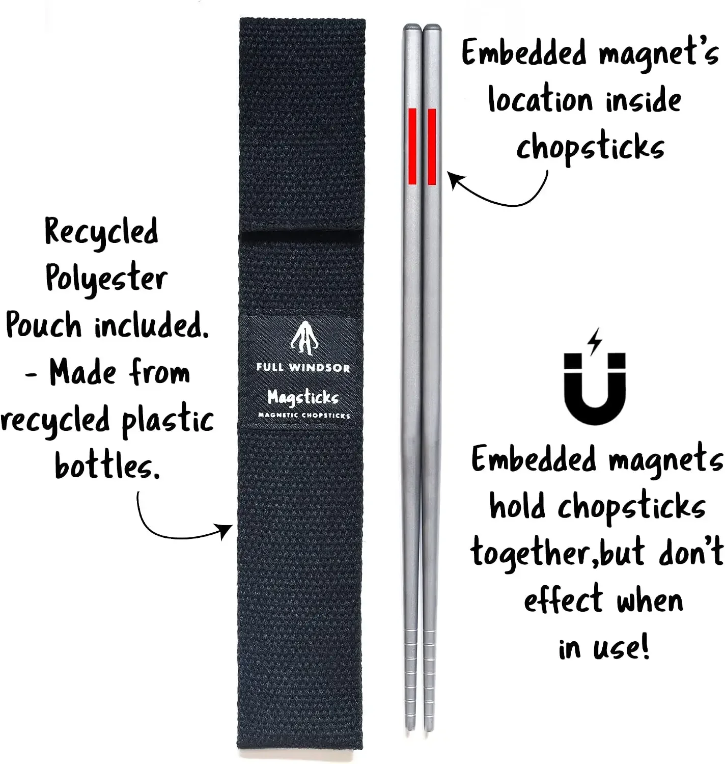 Bacchette magnetiche in titani - Camping Cooking And Dining Set recensione e prezzo