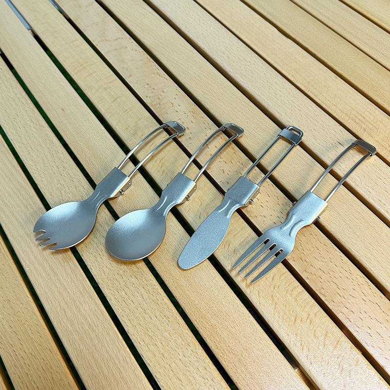 Set cucchiaio e forchetta pieg - Camping Cooking Knife Set recensione e prezzo
