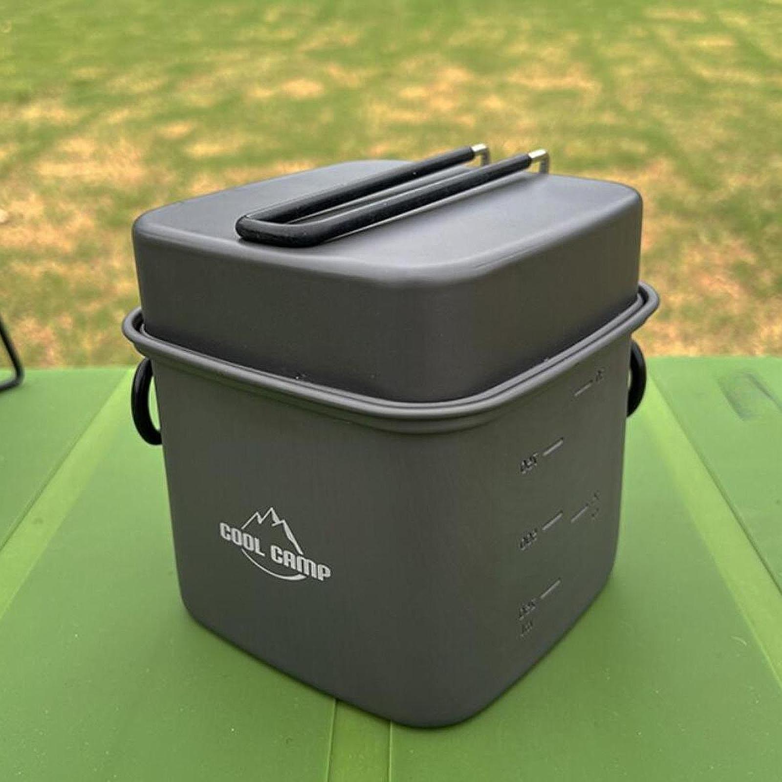 Set di Pentole da Campeggio, P - Camping Cooking Pan Set recensione e prezzo