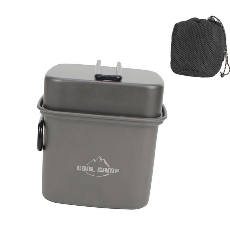 Set di Pentole da Campeggio, P - Camping Cooking Pan Set recensione e prezzo