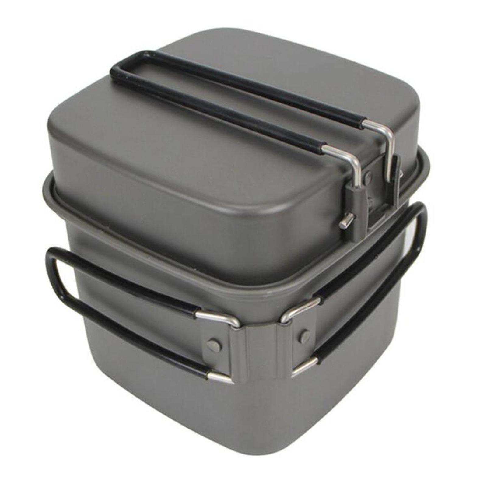 Set di Pentole da Campeggio, P - Camping Cooking Pan Set recensione e prezzo