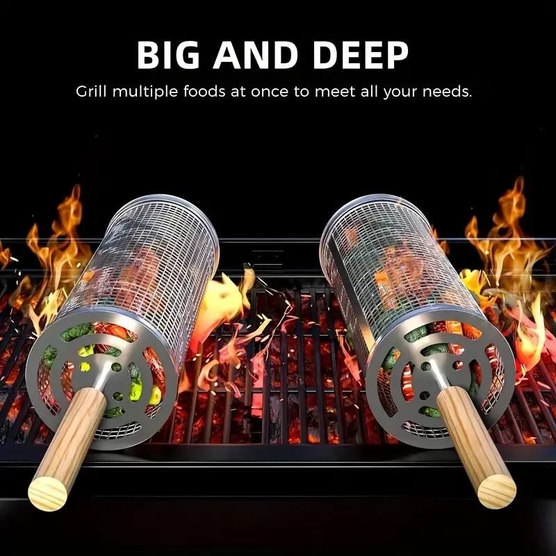 Cestello per Barbecue in Accia - Camping Cooking Grill recensione e prezzo
