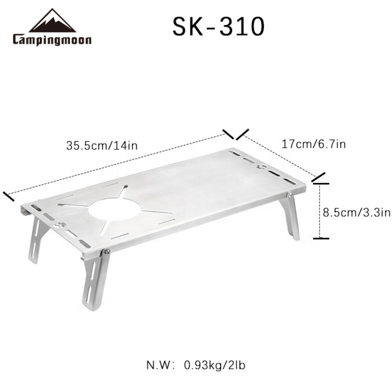 CAMPINGMOON SK-310 Griglia BBQ - Camping Cooking Table With Storage recensione e prezzo