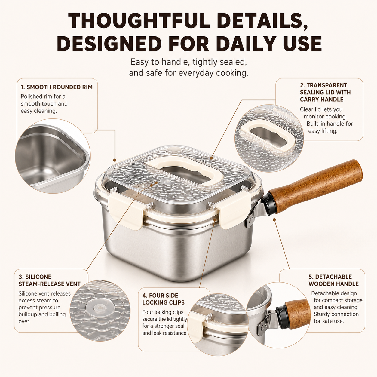 Pentola Quadrata per Frittura  - Camping Cooking With Gas recensione e prezzo