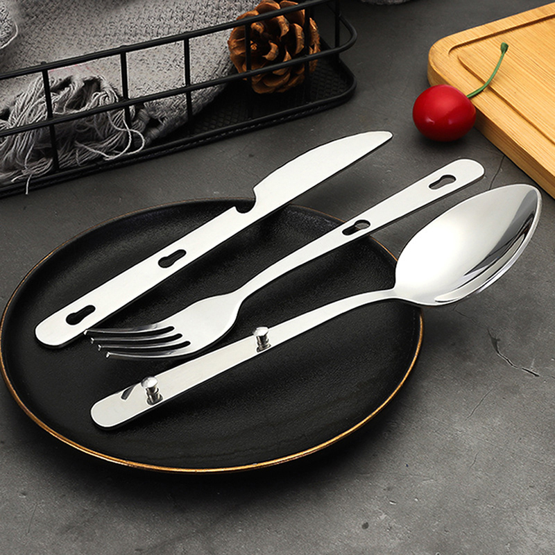 3 pz/set Stoviglie Portatili I - Camping Cooking Knife Set recensione e prezzo
